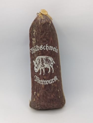 REGIONALA24 – Wildschweinmettwurst luftgetrocknet Handmade Manufaktur Wildschwein Mettwurst Wurst Salami Wildsalami von REGIONALA