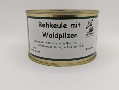 REGIONALA24 - geschmorte Rehkeule mit Waldpilzen 400g Gericht Handmade Manufaktur Wildgericht Wild Wildspeise von REGIONALA