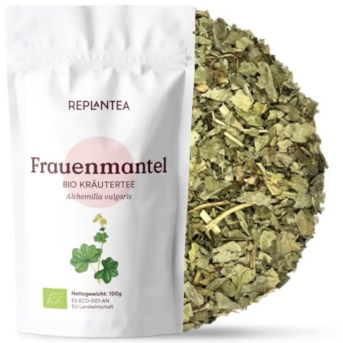 Frauenmanteltee BIO 100g (50 Tassen) | Frauenmantelkraut Bio getrocknet und geschnitten | Frauenmantel Tee 100% Naturlich REPLANTEA von REPLANTEA Cuidamos tu Naturaleza