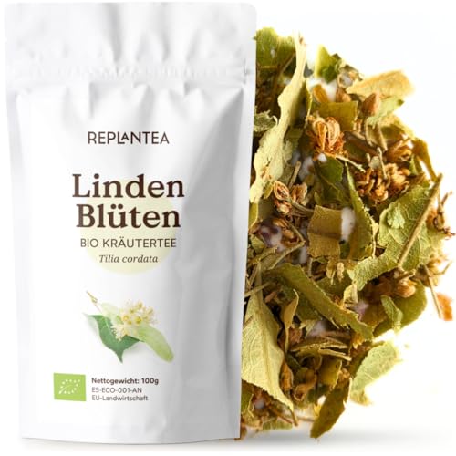 Lindenblüten Bio 100g | Lindenblütentee, Linden Tee 100% natürlich aus Biologischem Anbau REPLANTEA von REPLANTEA Cuidamos tu Naturaleza