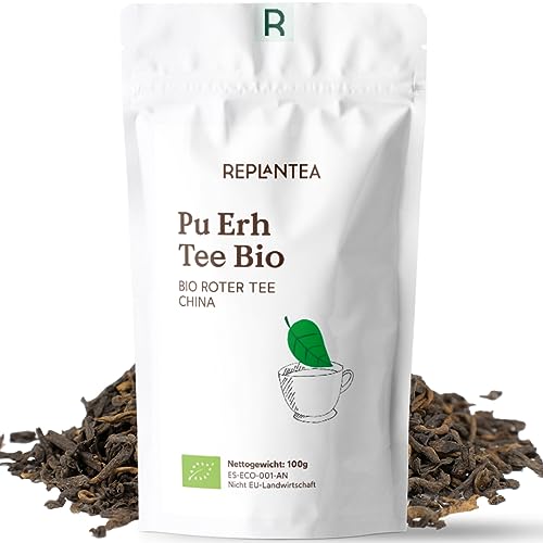 Pu Erh Tee BIO 100g (50 Tassen) | Pu-Erh-Tee Yunnan China in Bio-Qualität aus China REPLANTEA von REPLANTEA Cuidamos tu Naturaleza