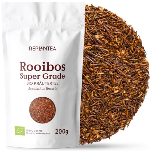 Rooibos Tee BIO 200g (100 Tassen) | Rotbuschtee in Bio Qualität REPLANTEA von REPLANTEA Cuidamos tu Naturaleza