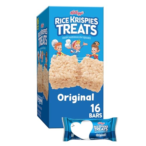 YYST Rice Krispies Treats Marshmallow Snack Bars, Kids Snacks, Lunch Snacks, Original, 12.4oz Box (16 Bars) von RICE KRISPIES TREATS