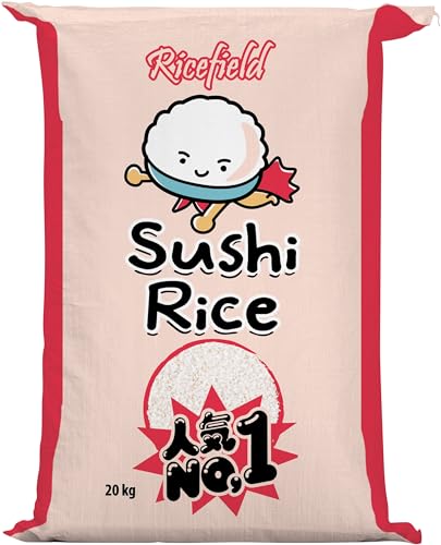 RICEFIELD Sushi Reis, Rundkorn, Japonica - 1 x 20 kg von RICEFIELD