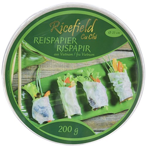 Ricefield Reispapier, rund, 22 cm (1 x 0.2 kg) von RICEFIELD