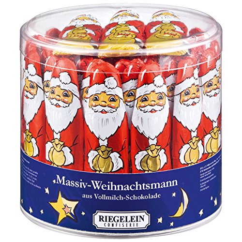 Storz Riegelein Weihnachtsmann massiv 65 x 12.5g, 1er Pack (1 x 813 g) von RIEGELEIN