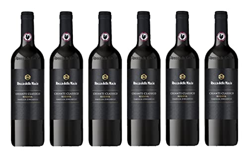 6x 0,75l - 2020er - Rocca delle Macìe - Famiglia Zingarelli - Chianti Classico Riserva D.O.C.G. - Toscana - Italien - Rotwein trocken von ROCCA DELLE MACIE