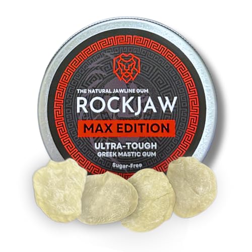 ROCKJAW® MAX Edition | Premium Ultra-Tough Mastixgummi | handverlesene Kristalle | wiederkaubar | 100% natürlich | Süßstofffrei | zuckerfrei von ROCKJAW