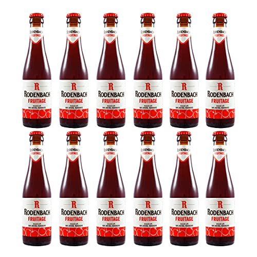 Rodenbach Fruitage, Erfrischendes Flämisches Fruchtbier mit 3,9% vol, 12x 0,25 Liter von RODENBACH