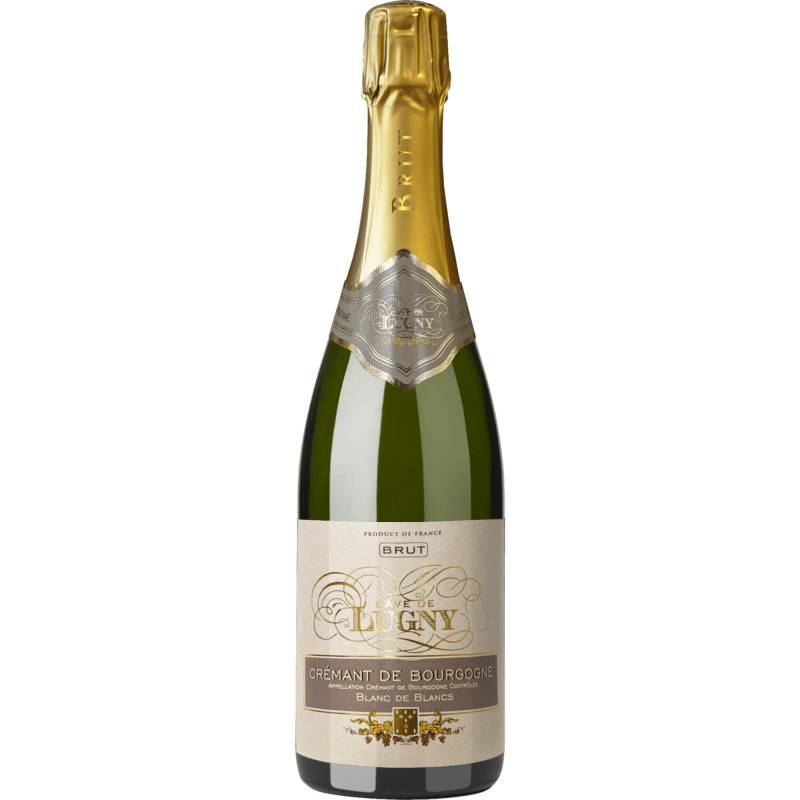 Cave de Lugny Blanc de Blanc, Brut, Crémant de Bourgogne AC, Burgund, Schaumwein von RODUIT ET ELABORE PAR CAVE DE LUGNY-71260 LUGNY-FRANCE