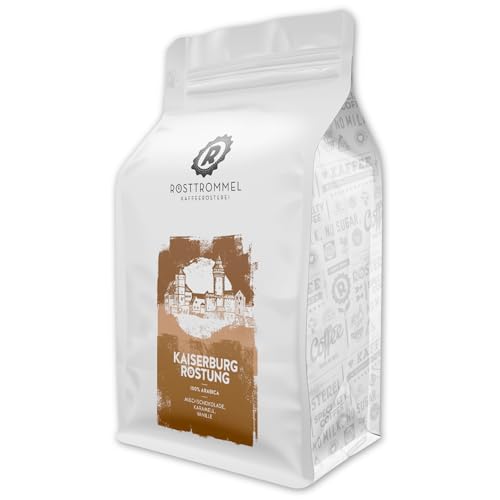 RÖSTTROMMEL Kaiserburg, KAFFEE, Ganze Kaffee-Bohnen 500g, 100% Arabica, Röstung 4/10, Brasilien, Geschmack: Milchschokolade - Karamell - Vanille, nachhaltiger Spitzenkaffee, ausgezeichnete Kaffeefarm von ROESTTROMMEL KAFFEERÖSTEREI