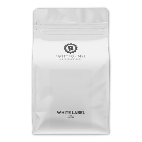 RÖSTTROMMEL WHITE LABEL - Special Blend KAFFEE, Ganze Kaffee-Bohnen 1kg, 100% Arabica, Röstung 4.5/10, Brasilien, Geschmack: mittelkräftig, Nuss, Schokolade von ROESTTROMMEL KAFFEERÖSTEREI