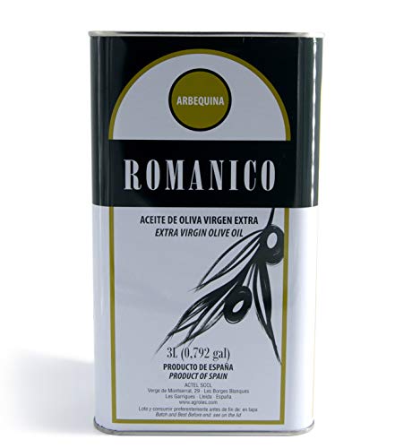 Romantisch. Extra-Virgin Olivenöl aus der Arenkina-Serie. 3 Liter Dose von ROMANICO