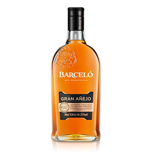 Ron Barceló Gran Añejo Rum (1 x 0,7 l) 37,5% vol. - Raffinierte Komposition außergewöhnlicher Rumsorten. Markanter und voller Geschmack - zum Mixen oder für den puren Genuss von Ron Barceló