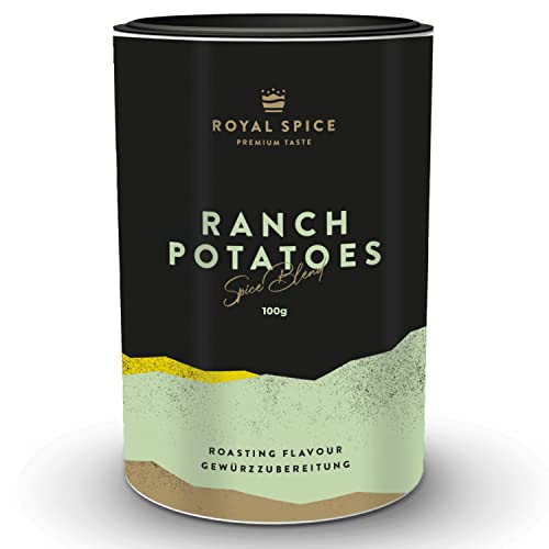 Royal Spice Kartoffel Gewürz - Ranch Potatoes 100g - Vielseitiges Kartoffelgewürz für Kartoffelgerichte aller Art - Aromatische Kräuter- & Gewürzmischung für Pommes, Bratkartoffel, Patatas Bravas uvm von ROYAL SPICE