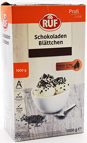 RUF Schokoladen Blättchen, 10er Pack (10 x 1 kg) von RUF