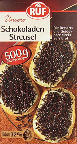 RUF Schokoladen Streusel 500g, 4er Pack (4 x 500 g) von RUF