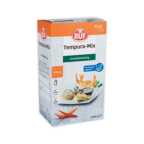 RUF Tempurateig, Panko Paniermehl zum Panieren und Frittieren von Fingerfood wie Gemüse, Shrimps, Nuggets oder Schnitzel, für einen locker-krossen-Teigmantel, vegan, 1x1000g von RUF