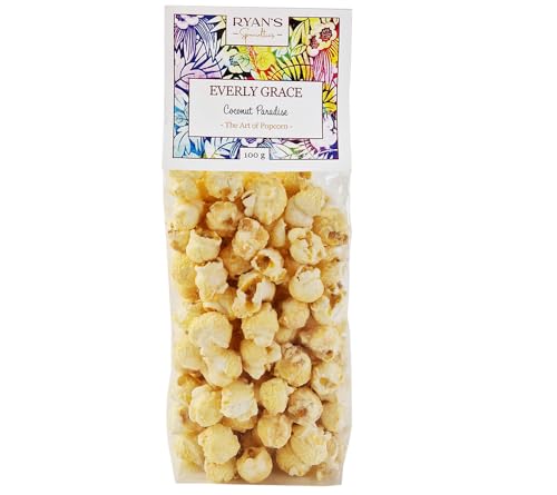 Everly Grace Popcorn, 100g Coconut Paradise von Ryan's Specialties, Made in Germany von RYAN'S Specialties