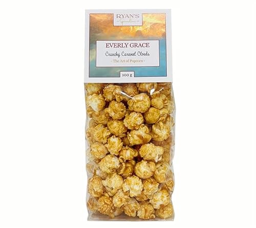 Everly Grace Popcorn, 100g Crunchy Caramel Clouds von Ryan's Specialties, Made in Germany von RYAN'S Specialties