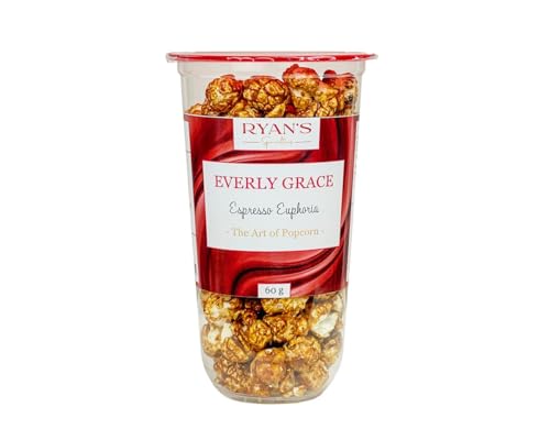 Everly Grace Popcorn, 60g Espresso Euphoria von Ryan's Specialties, im praktischen Popcorn-Becher, Made in Germany von RYAN'S Specialties