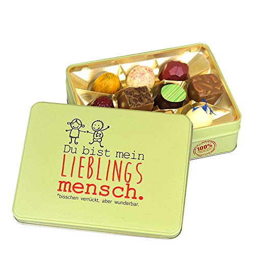 Präsentdose "Lieblingsmensch" 125g, Manufakturqualität!, handgefertigt von den Konditoren der Confiserie Rabbel...für ein Lächeln mehr am Tag von Rabbel