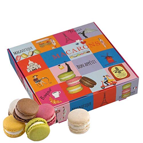 Präsentpackung "Macarons Paris", Manufakturqualität!, handgefertigt von den Konditoren der Confiserie Rabbel...für ein Lächeln mehr am Tag von Rabbel