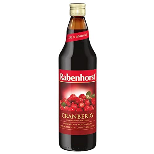 Rabenhorst 100 % Bio Muttersaft, Cranberry 0,7 l von Rabenhorst