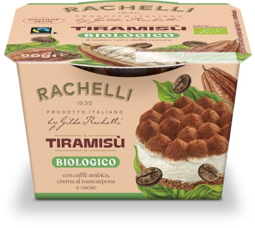 Gildo Rachelli frisches Tiramisu Einzelbecher, aus Italien 6 x 90 gr von Rachelli