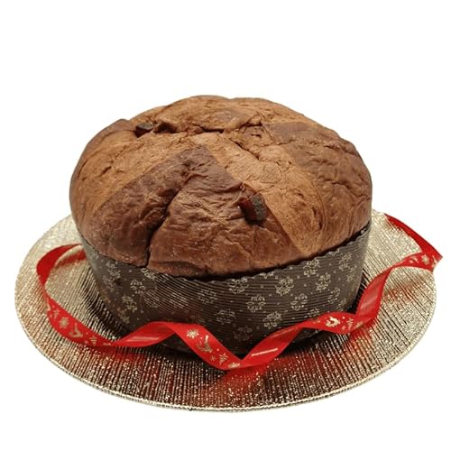 RACILIA Artisan Panettone mit sizilianischen Orangenschalen und Schokoladenstückchen | Langsames Aufgehen 36 Stunden mit Mutterhefe und natürlichen Zutaten | 1kg von Racilia