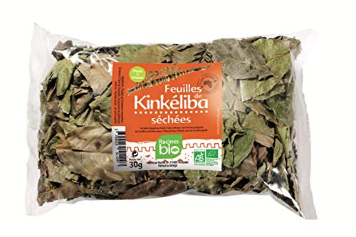 [ ✅ 100% BIO ] Getrocknete Blätter von Kinkeliba Bio - 90g - Aus Afrika - Verpackung: 3 Beutel mit 30 g - Von Ecocert zertifiziert -KINK30 von Racines