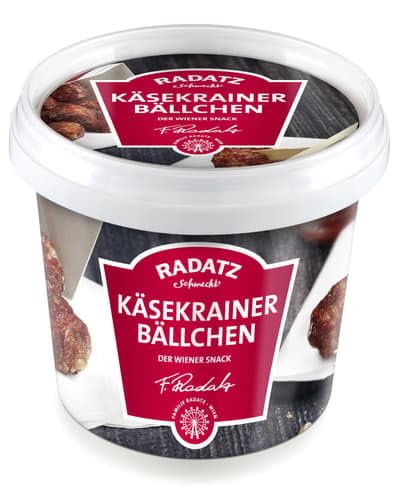 Radatz Käsekrainerbällchen im Becher (0.16 kg) von Radatz