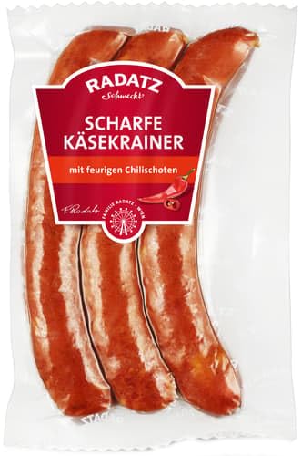 Radatz Original Wiener Käsekrainer scharf (0.33 kg) von Radatz