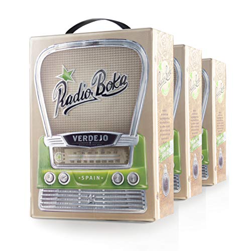 3er Set Radio Boka Verdejo Blanco Bag in Box (3 x 3 l) von Radio Boka