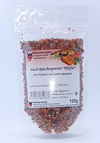 Räucherteufel Fisch-Räuchergewürz Pfeffer 125g von Räucherteufel