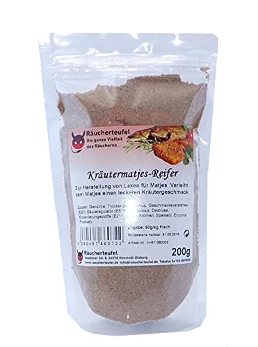 Räucherteufel Kräutermatjes-Gewürz/Reifer 200g, Matjes-Reifer von Räucherteufel