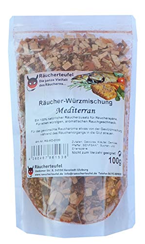 Räucherteufel Räucher-Würz-Mix-Mediterran (Räucherzusatz) 100g von Räucherteufel