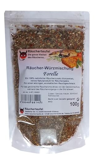 Räucherteufel Räucher-Würzmischung Forelle (Konzentrat) 100g, Räucherzusatz von Räucherteufel