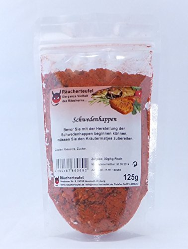 Räucherteufel Schwedenhappen-Gewürz 125g (Matjes-Reifer) von Räucherteufel