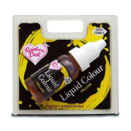 Colorant Liquide Airbrush - Jaune -16ml von Rainbow Dust