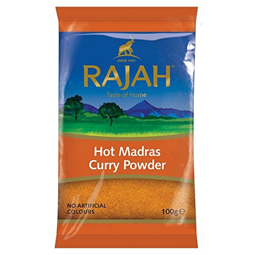 Rajah - scharfes Madras Curry Pulver - 100g von Rajah