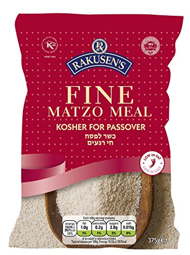 Rakusen's Fine Matzo Meal Koscher für Passover 375g, 6 Stück von Rakusen's