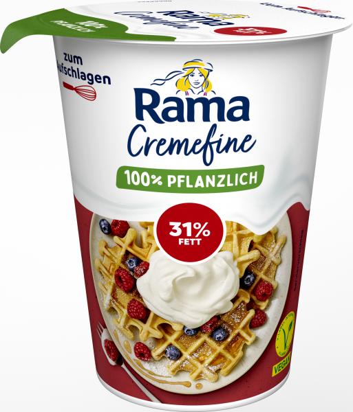 Rama Cremefine Schlagcreme 31% Fett 100% pflanzlich von Rama Cremefine