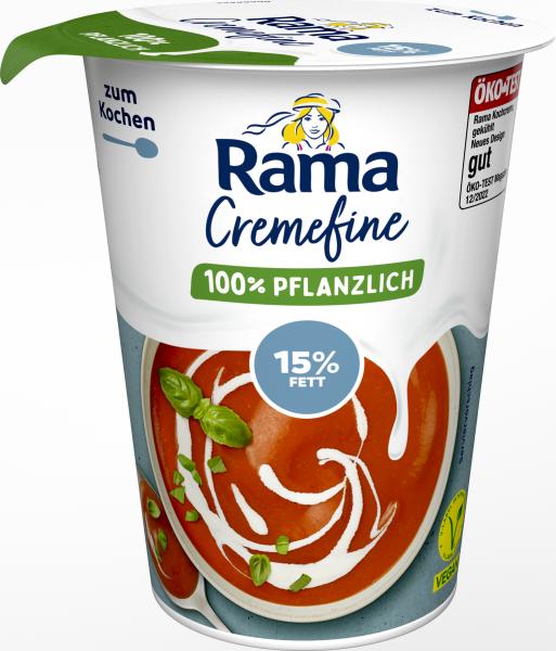 Rama Cremefine Kochcreme 15% Fett 100% pflanzlich von Rama