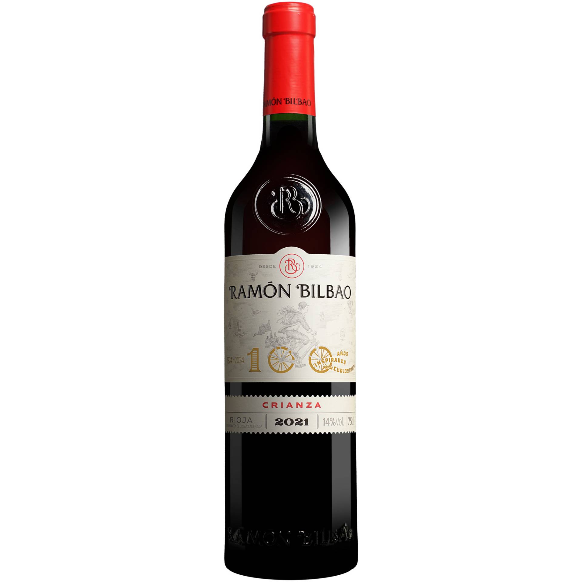 Ramón Bilbao Crianza 2021  0.75L 14% Vol. Rotwein Trocken aus Spanien von Ramón Bilbao