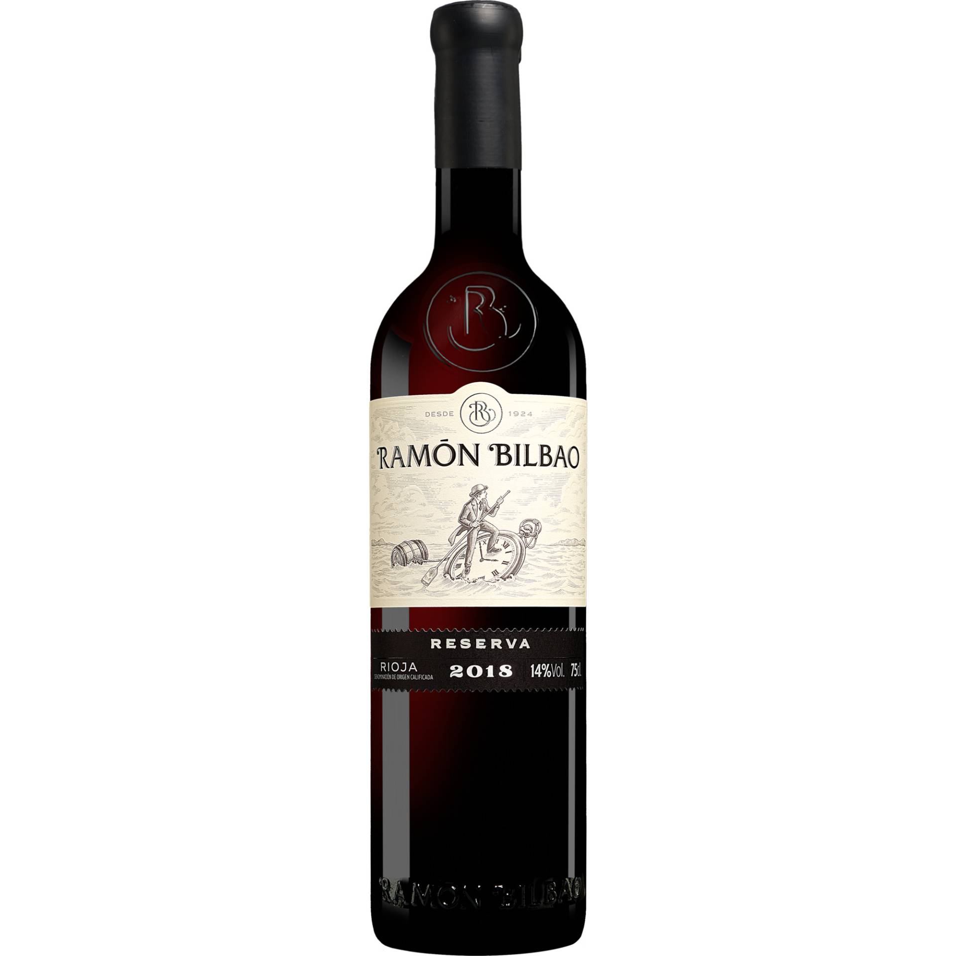 Ramon Bilbao Reserva 2018  0.75L 14% Vol. Rotwein Trocken aus Spanien von Ramón Bilbao