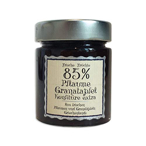 Marmelade/Konfitüre mit 85% Fruchtgehalt" Pflaume - Granatapfel" RDG014 von Rannenberg & Friends