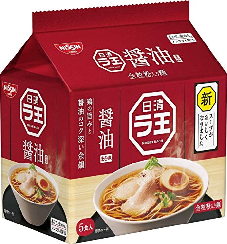 Nissin - Raoh Japanische Instant Ramen Klassische Sojasauce Suppe Nudeln (für 5 Portionen) von Nissin von Raoh