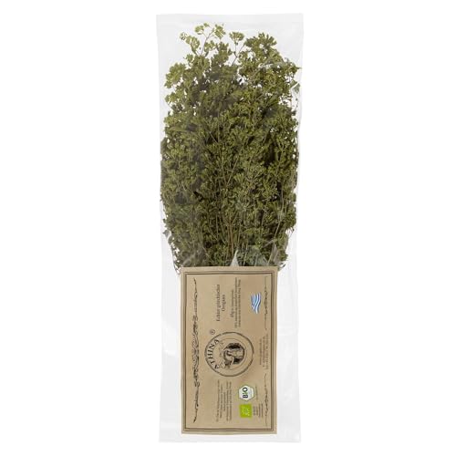 Athina® Oregano getrocknet BIO I 1er Pack (1 x 65g) Strauch Bio Oregano Vulgaris hirtum aus Griechenland IBio DE-ÖKO-006 Neue Ernte I händisch gesammelt von Raptis Family