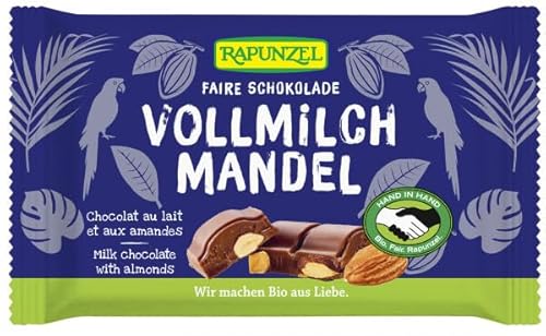 Rapunzel Bio n v Schokolade Vollmilch-Mandel, 12 x 100g von Rapunzel Naturkost GmbH